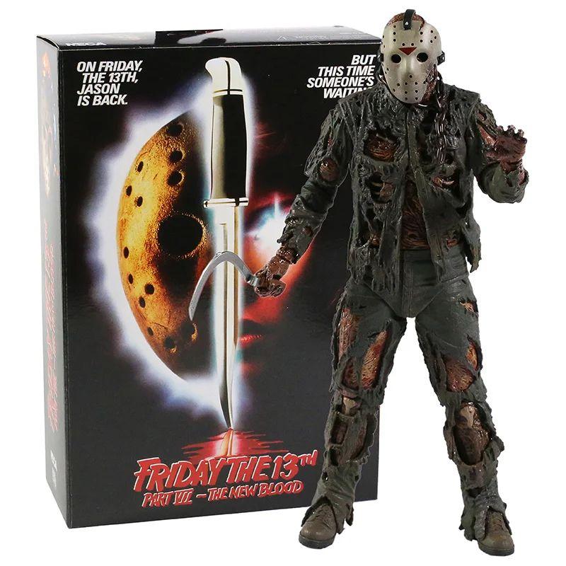 Jason Voorhees 19インチ アクションフィギュア Jason Voorhees Sexta Feira 13 The New Blood - Neca Toys - Cubo